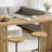 Elegant Wood Kitchen Table,Coffee Table,Rectangular Dining Table