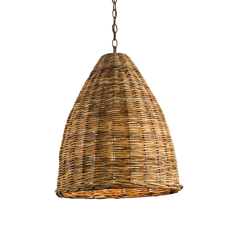 Luminaire suspendu en forme de cloche à 1 lumière Basket