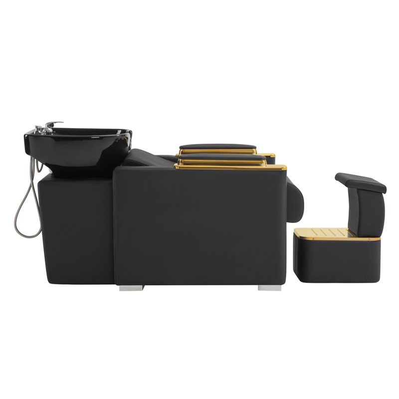 Fauteuil station shampooing en similicuir