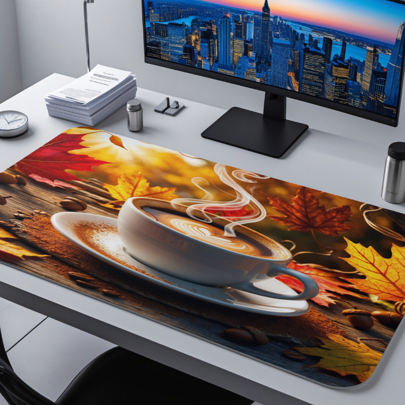 Polyester Desk Pad, 31.5x15.5
