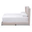 Lit tapissier capitonné standard à profil bas Saltville-33328689-33328693