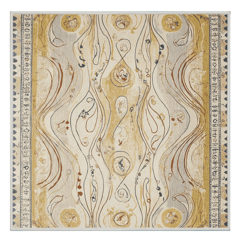 Zippy Loop Rug, Square 3'