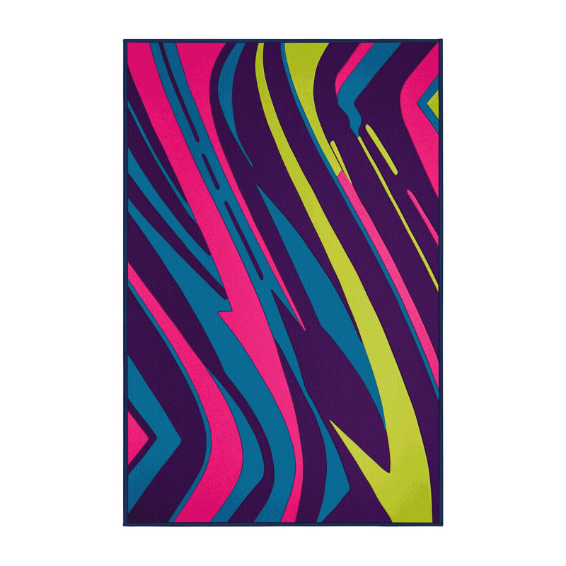 Glowbeam Grid Rug, Rectangle 6' x 9'