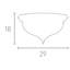 Janae Glass Flush Mount