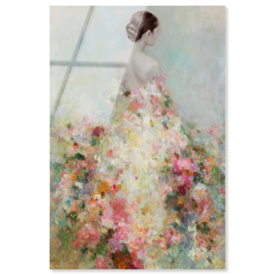 Garden Bride II Acrylic Print Floral Glam Art by Art Remedy, Ready to Hang, 10 x 15