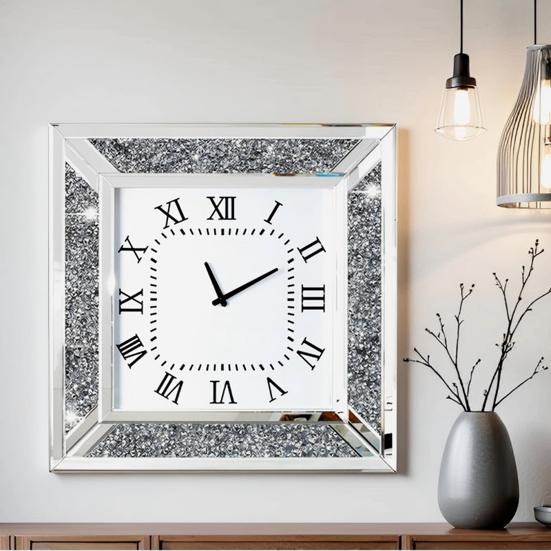 60 cm Glass Wall Clock