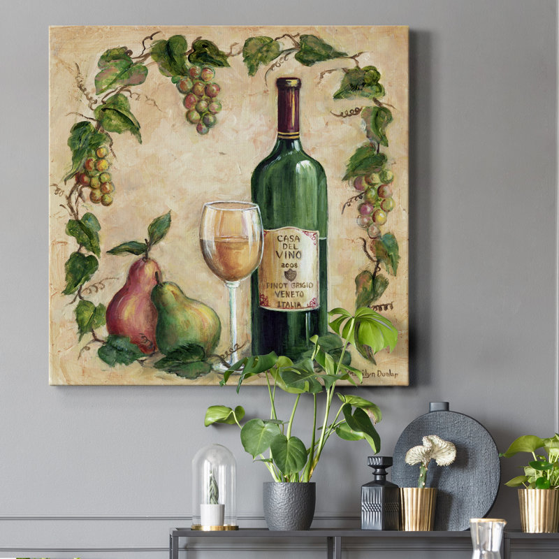 Casa Del Vino, reproduction d'art sur toile tendue, H 24 po x l 24 po x P 1 po