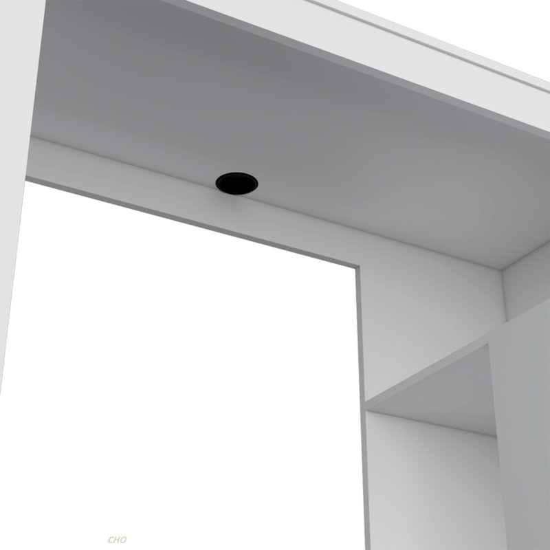 Bureau Adona, bureau, blanc