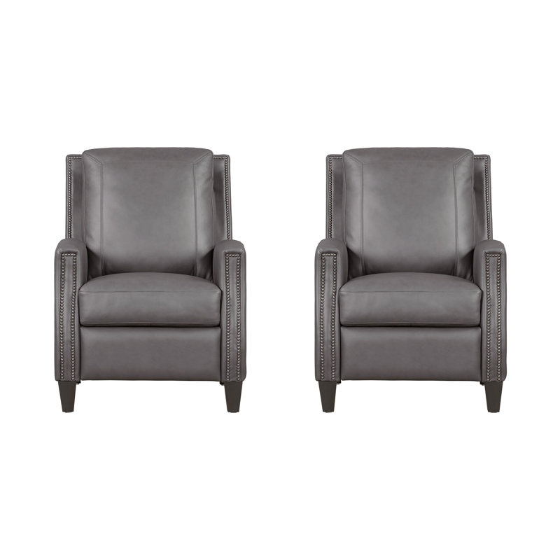 Molucca Manual Recliner Two Pack, Echo Grey