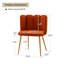 Chaise d'appoint en velours l 23,6 po avec dossier capitonné Yorba-1787568714