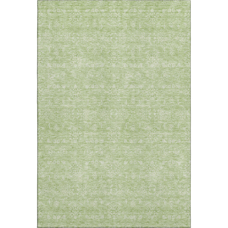 Premium Machine Washable Prisco Aloe Rug