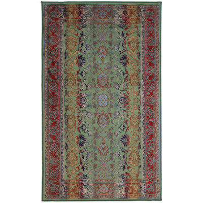 Tapis oriental vert Loganne