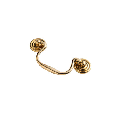 Unlacquered Brass "Elsie" 3 In. Bail Drawer Pull