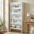 Durable Modern Tall Bookcase, Mdf Freestanding Display For Home