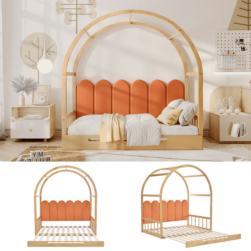 European Double (140 X 200 Cm) Daybed, Orange