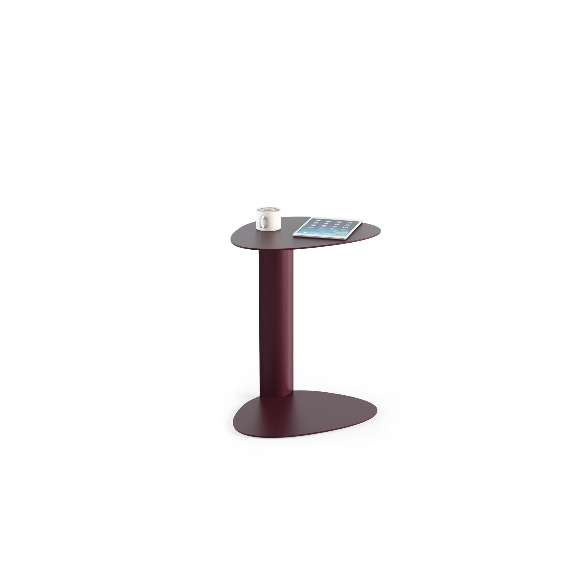 Bink End Table, Merlot