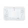72" L x 45" W Drop In Whirlpool Acrylic Bathtub with Center Drain in White
