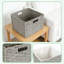 Paniers de rangement en osier avec doublures amovibles, 2 paniers de rangement décoratifs tissés à la main pour tablettes, placard, garde-manger et chambre à coucher-823930203-823930196