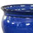 Cron Wisteria 12 Inch Diameter Ceramic Planter Pot with Saucer, Blue