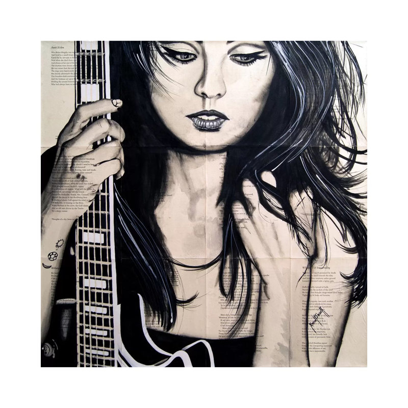 Rubee 1 Piece Wrapped Canvas Wall Art, 66.04 cm H x 66.04 cm W x 3.175 cm D