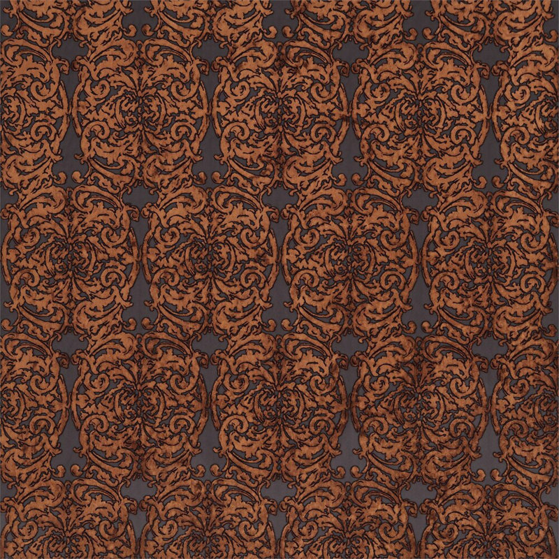 Tespi Fabric, Fig/Copper