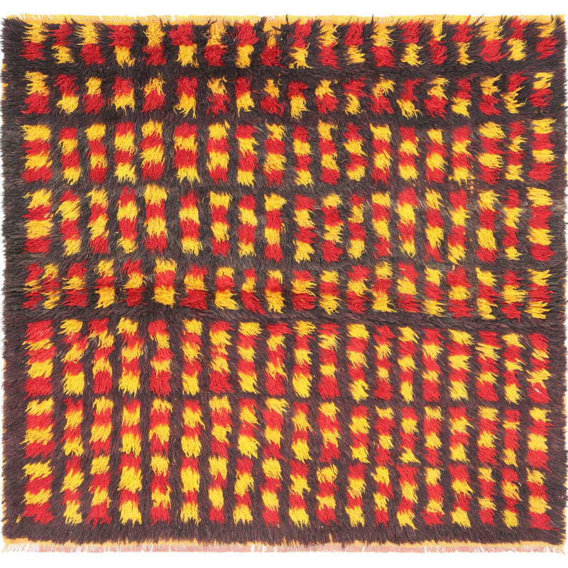 Square One-of-a-Kind 4'7" X 4'11" Area Rug