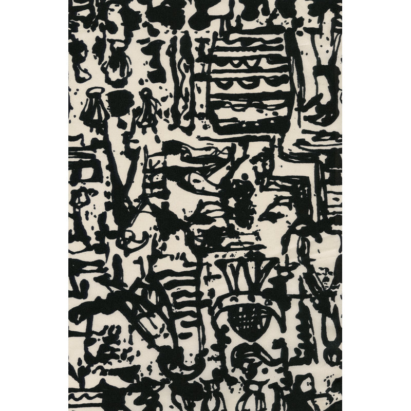 " Graphic Mod Abstract II " by Baxter Mill Archive, 18" H x 12" W  , Yes, Black Single Framed