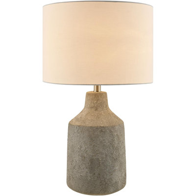 Lockwood Concrete Linen Table Lamp