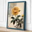 Golden Chrysanthemum Japandi - Wrapped Canvas-1457243279-1457243314