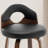 Leona Wooden Faux Leather Stools-343979291-343979289