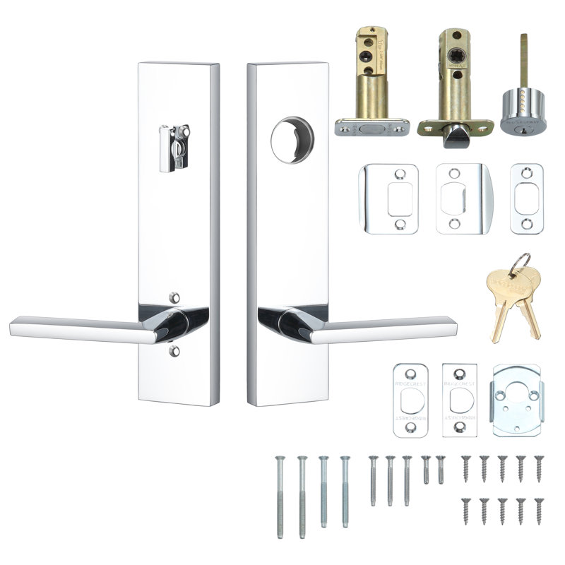 Rosette Escala, Polished Chrome