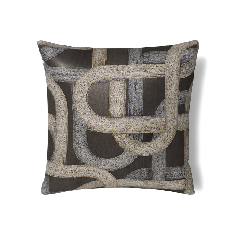 Interchange Pillow Sham, Black, Euro