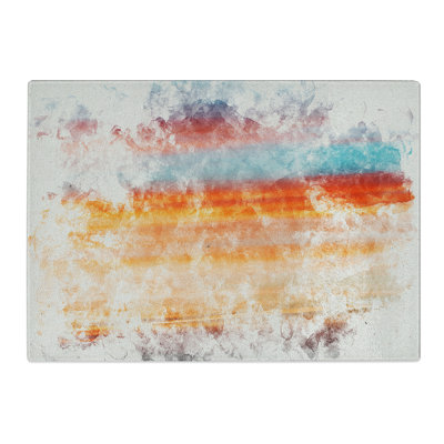 Tempered Glass High in the Sky Chopping Board