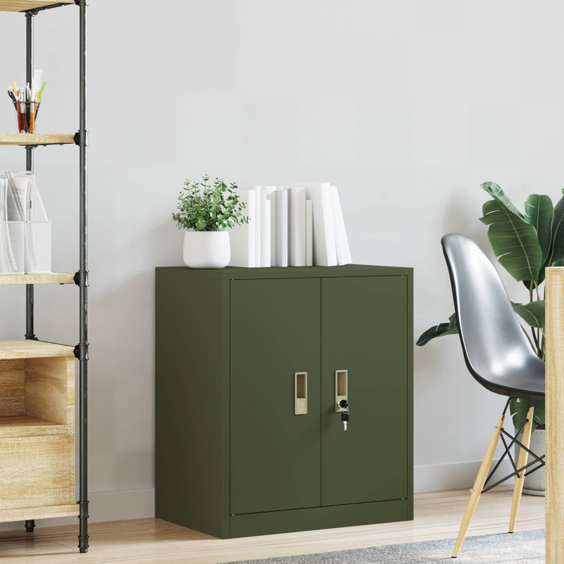 Storage Cabinet, Olive Green