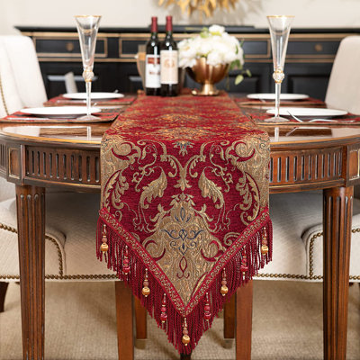 Damask Table Runner