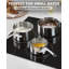 Ensemble de réchaud à beurre multi-plis standard Cooks, petite casserole en acier inoxydable, mini lait au chocolat au beurre 0,15 / 0,29 / 0,46 / 0,68 QT avec bec verseur, idéal pour les chefs, les baristas et les 4 PCS