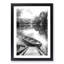 Docked Rowing Boat in the Mountains - Picture Frame Graphic Art Print-55734084-55734088