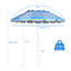 Parasol d'extérieur inclinable de sable 8 pi avec sac de transport Astolfo-896459703