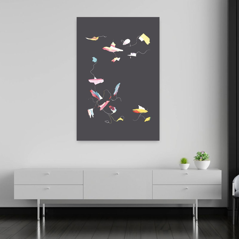 Contemporary Art Abstract Delicate Dreamy Wall Art by Alexandra Weise - Wrapped Canvas Print, 152.4 cm H x 101.6 cm W