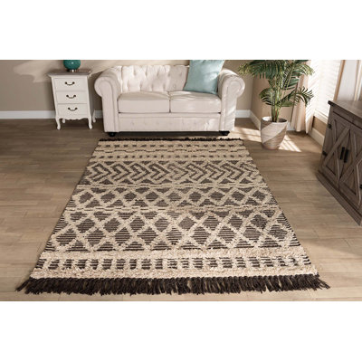 Wool Geometric Indoor Rug