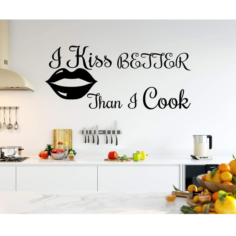 Text & Numbers Non-Wall Damaging Wall Decal, 13.5"H x 30"W, Black