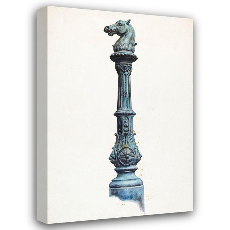 Art sur toile tendue Loon Peak® Fairchild, Elizabeth, titré: tête de cheval 1937 67301, H 24 po x l 17 po