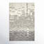 Elmsford Rectangle Abstract Handmade Wool Area Rug in Ivory/Gray-14798376