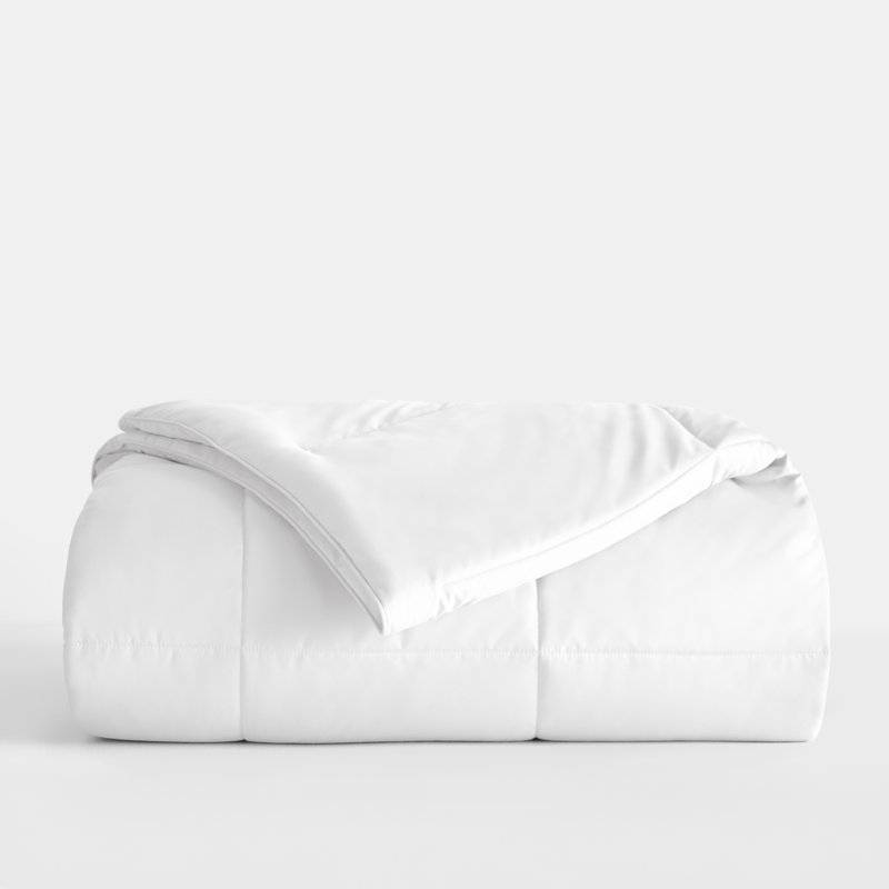 Soft Down-Alternative Essential Comforter, King Comforter, Snow White