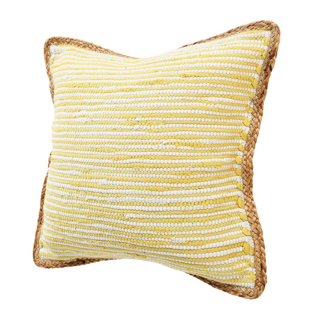 Chindi Handmade Striped Throw Pillow Beachcrest Home™ 