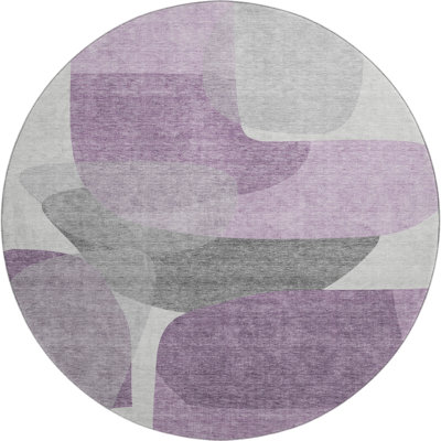 Premium Machine Washable Mayfield AMF2121 Blocks Rug