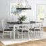 Jolin 6 - Person Extendable Four Leg Dining Set