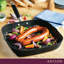 Anolon Advanced Home Hard Anodized Nonstick Deep Square Grill / Griddle Pan With Pour Spouts,11 Inch-609630819