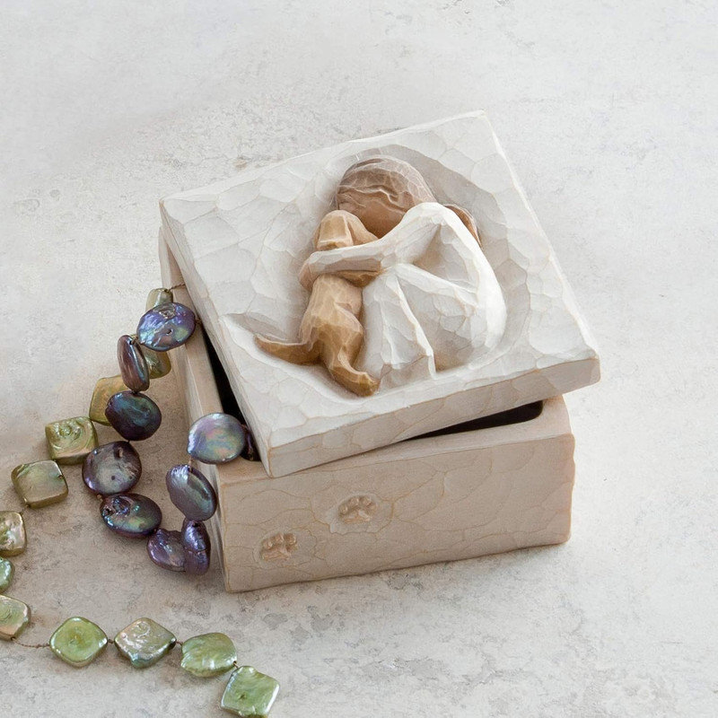 Sculpted Hand-Painted Keepsake Box,TRUE
