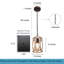 Luminaire suspendu cylindrique simple de salle à manger de style l 6 po Danas certifié UL